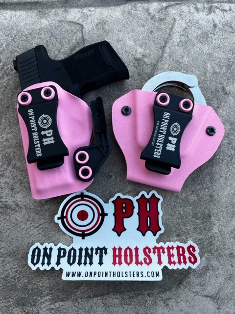 Pink Holster & Handcuff Case